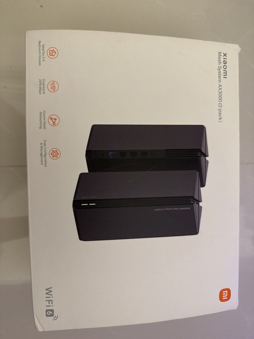 Xiaomi Mesh System AX3000 (2-pack) - Brand New458484762386124800