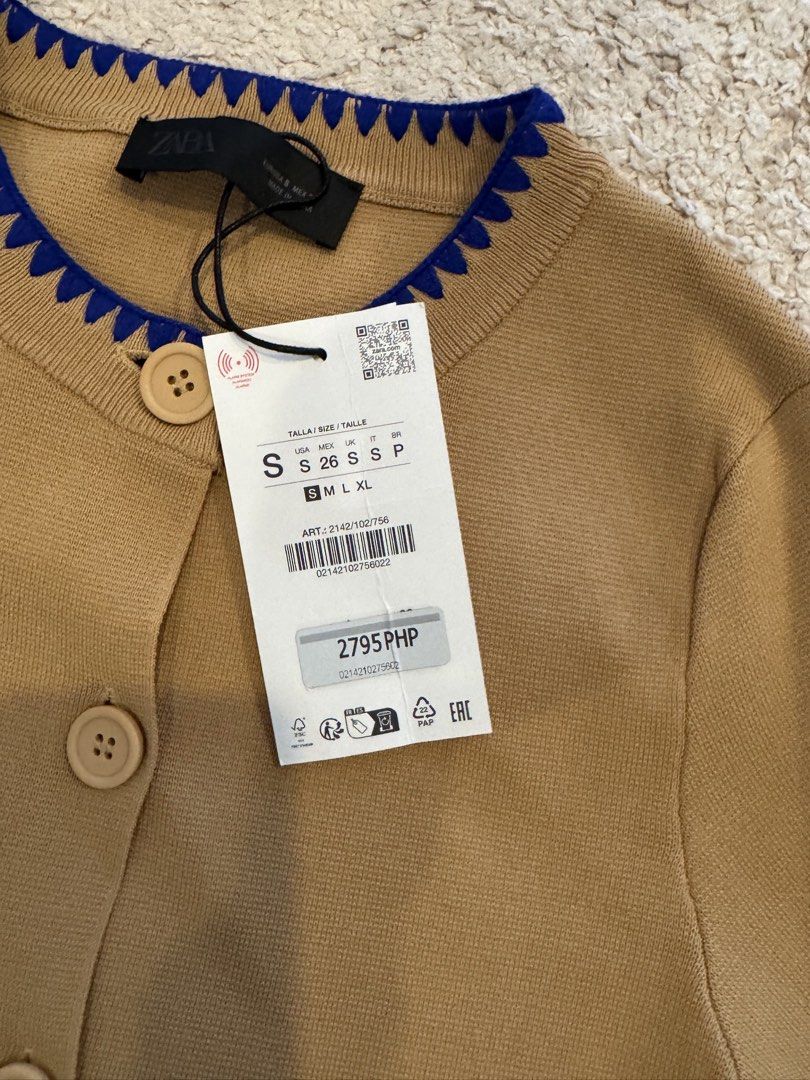 Zara Set (Category: Sets or Coordinates) located in Makati City. Submitted by MyPurchases2021 (Listing ID 1438845261, Image 2). Description: Authentic Zara Brand new with tag!.