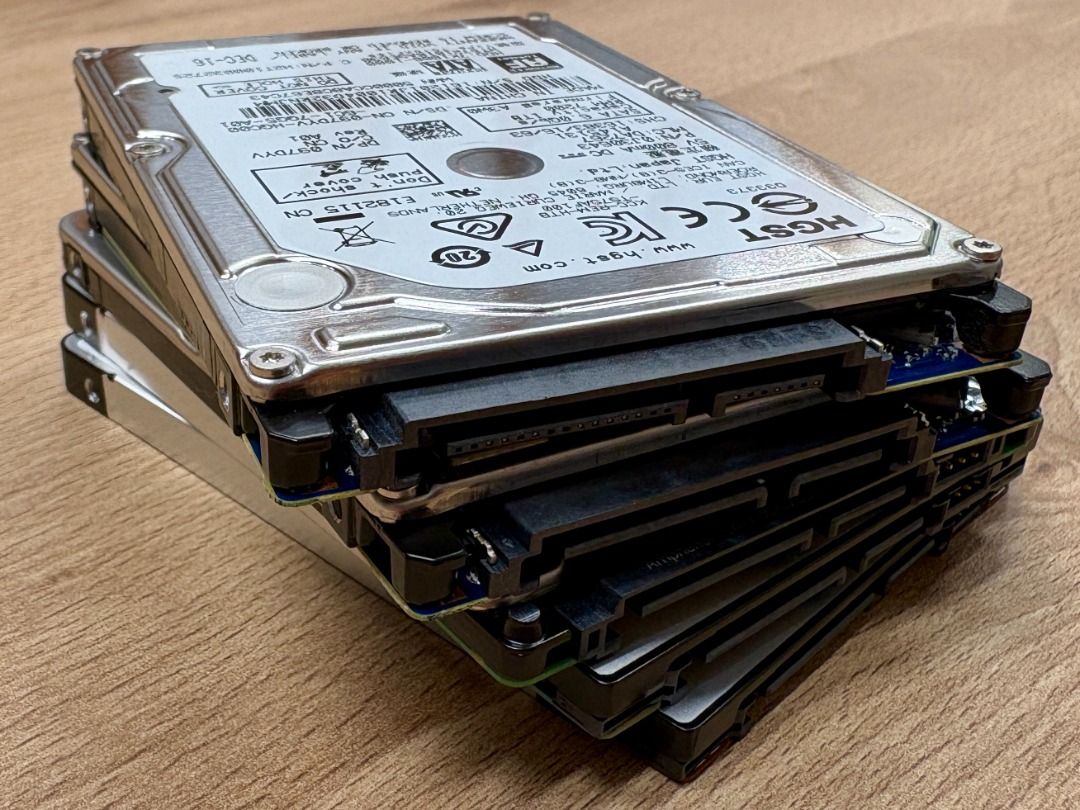 1TB 2.5" SATA Hard Drives - HGST, WD, Seagate