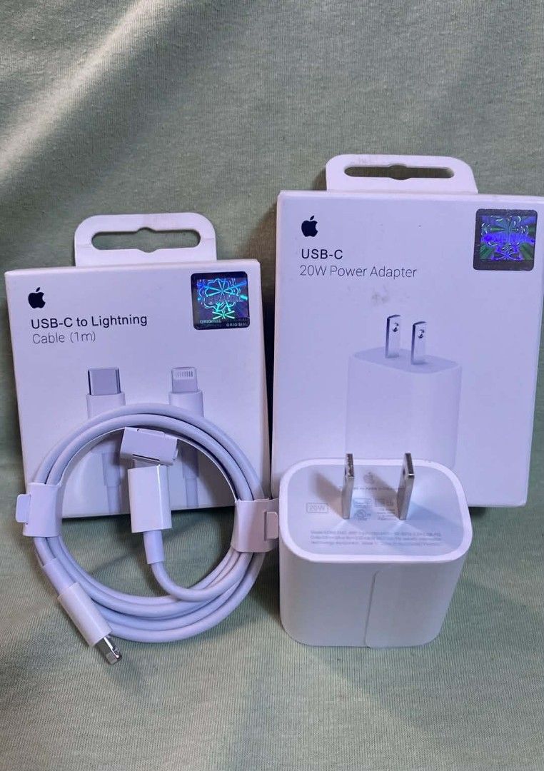 20W USB-C POWER ADAPTER with IOS CABLE (Category: Chargers & Cables) located in Manila. Submitted by pricious (Listing ID 1435634365, Image 1). Description: .