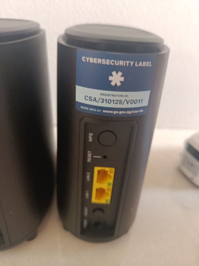 2 Singtel Wifi 6 Mesh Extenders442900258698700802