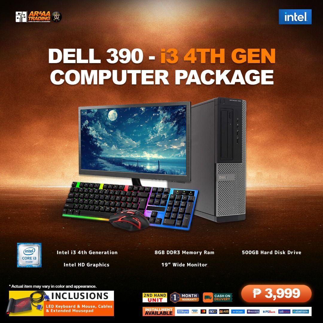 2NDHAND COMPUTER SET !! (Category: Desktops) located in Quezon City. Submitted by mariedesil12290 (Listing ID 1435581553, Image 2). Description: ✨✨ 𝚰𝐍𝐒𝐓𝐀𝐋𝐋𝐌𝐄𝐍𝐓 𝐀𝐕𝐀𝚰𝐋𝐀𝐁𝐋𝐄 ✨✨ ✔️𝐂𝐑𝐄𝐃𝚰𝐓 𝐂𝐀𝐑𝐃𝐒✔️𝐁𝚰𝐋𝐋𝐄𝐀𝐒𝐄 ✔️𝐒𝐀𝐋𝐌𝐎𝐍 ✔️𝐒𝐊𝐘𝐑𝐎 📌𝟐𝐍𝐃𝐇𝐀𝐍𝐃 𝟏 𝐌𝐎𝐍𝐓𝐇 𝐖𝐀𝐑𝐑𝐀𝐍𝐓𝐘 (𝐑𝐄𝐏𝐋𝐀𝐂𝐄𝐌𝐄𝐍𝐓) 📌𝐄𝐗𝐏𝐀𝐍𝐃𝐀𝐁𝐋𝐄 📌𝐑𝐄𝐀𝐃𝐘 𝐓𝐎 𝐔𝐒𝐄 🛑𝐁𝐈𝐆 𝐃𝐈𝐒𝐂𝐎𝐔𝐍𝐓 𝐟𝐨𝐫 𝟏𝟎𝐩𝐜𝐬 𝐮𝐩 𝐨𝐫𝐝𝐞𝐫. 🚶‍