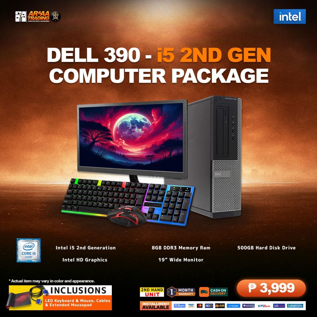 2NDHAND COMPUTER SET !! (Category: Desktops) located in Quezon City. Submitted by mariedesil12290 (Listing ID 1435581553, Image 1). Description: ✨✨ 𝚰𝐍𝐒𝐓𝐀𝐋𝐋𝐌𝐄𝐍𝐓 𝐀𝐕𝐀𝚰𝐋𝐀𝐁𝐋𝐄 ✨✨ ✔️𝐂𝐑𝐄𝐃𝚰𝐓 𝐂𝐀𝐑𝐃𝐒✔️𝐁𝚰𝐋𝐋𝐄𝐀𝐒𝐄 ✔️𝐒𝐀𝐋𝐌𝐎𝐍 ✔️𝐒𝐊𝐘𝐑𝐎 📌𝟐𝐍𝐃𝐇𝐀𝐍𝐃 𝟏 𝐌𝐎𝐍𝐓𝐇 𝐖𝐀𝐑𝐑𝐀𝐍𝐓𝐘 (𝐑𝐄𝐏𝐋𝐀𝐂𝐄𝐌𝐄𝐍𝐓) 📌𝐄𝐗𝐏𝐀𝐍𝐃𝐀𝐁𝐋𝐄 📌𝐑𝐄𝐀𝐃𝐘 𝐓𝐎 𝐔𝐒𝐄 🛑𝐁𝐈𝐆 𝐃𝐈𝐒𝐂𝐎𝐔𝐍𝐓 𝐟𝐨𝐫 𝟏𝟎𝐩𝐜𝐬 𝐮𝐩 𝐨𝐫𝐝𝐞𝐫. 🚶‍
