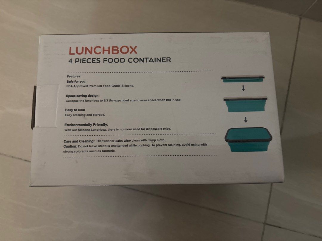 4-Piece Food Container Lunchbox442952226083317761