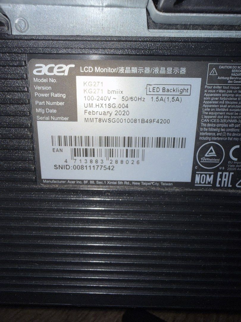 Acer monitor442756777913896961