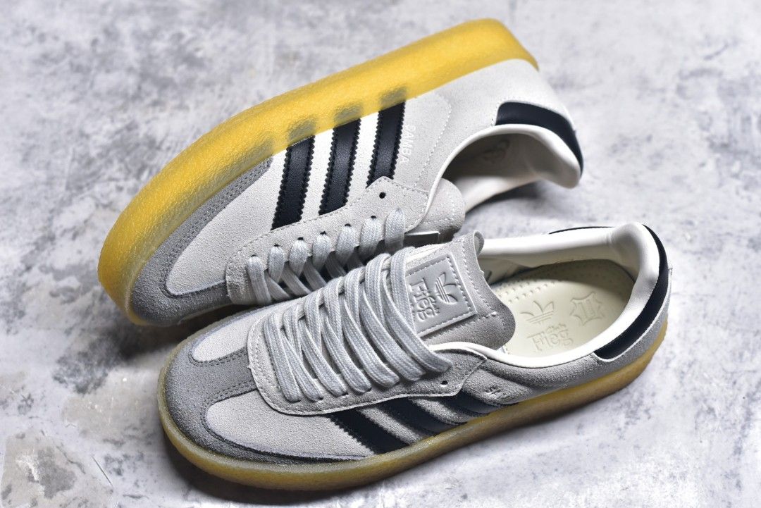 adidas Clarks 8th Street Samba by Ronnie Fieg Kithmas White Black shoes,  Men's Fashion, Footwear, Sneakers on Carousell