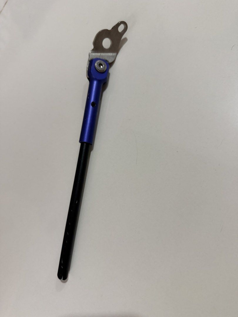 Adjustable Bicycle Kickstand (Category: Parts & Accessories) located in Singapore. Submitted by jackizzi81 (Listing ID 1435638708, Image 1). Description: - Blue and silver LitePro bicycle stand 16”.