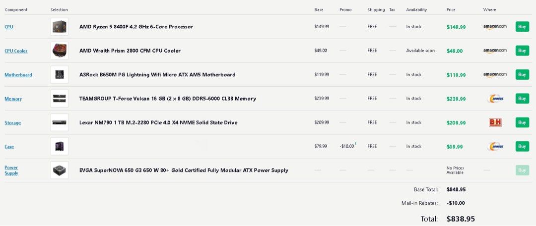 AMD Gaming PC443218662607431680