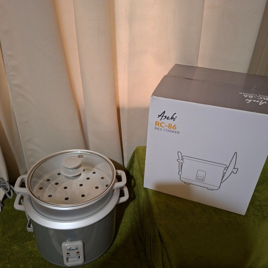 Asahi rice cooker steamer (Category: Cookers) located in Pasig City. Submitted by thethinkers (Listing ID 1435524596, Image 2). Description: This is available as long as this is posted/visible listing. You may message me with the answer to the following questions once you are fully decided to purchase, should you need further thinking and canvassing you may just save the listing for future reference. 1. Will you be personally picking it up or shi
