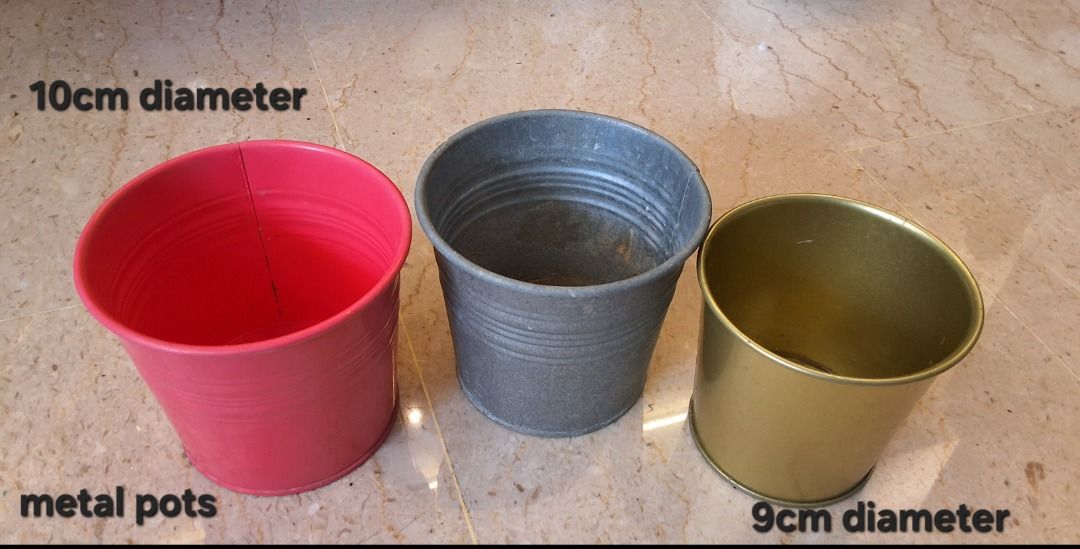 Assorted Planters - Ceramic and Metal442961917893027842