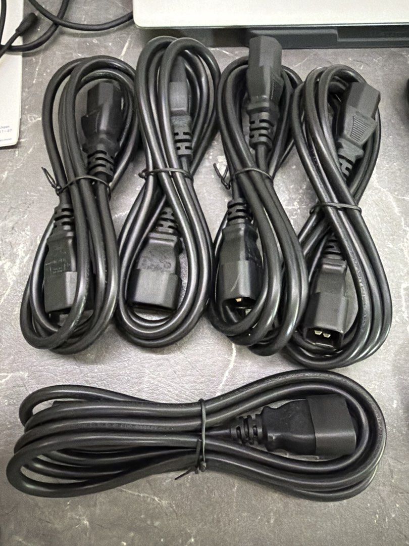 Assorted Power Cables - Various Types C13 C14442876434119413760