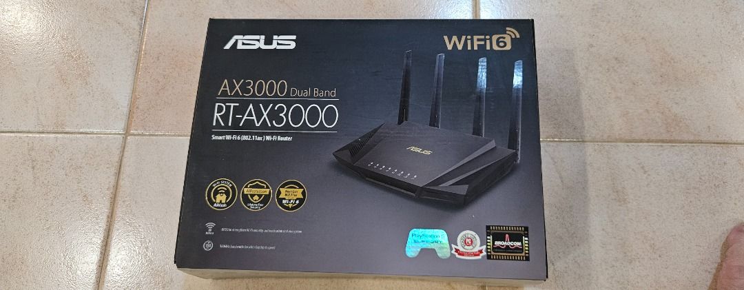 ASUS RT-AX3000 Dual Band WiFi 6 Router for Sale