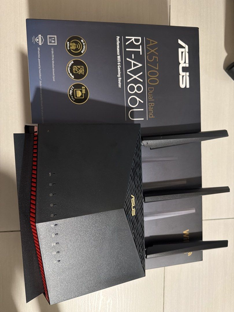 ASUS RT-AX86U AX5700 Dual Band WiFi 6 Router