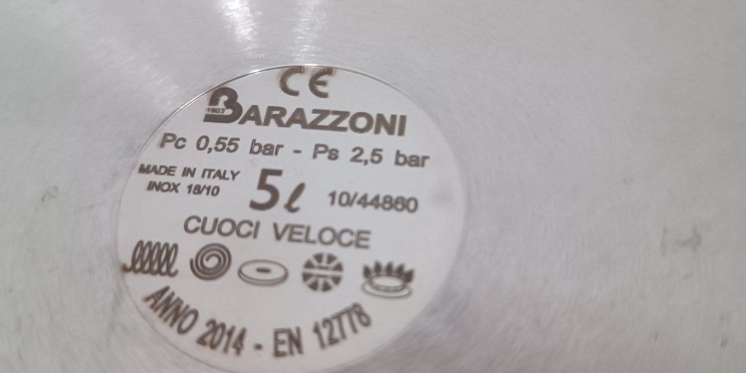 Barazzoni 5 litres pressure cooker442940792516136964