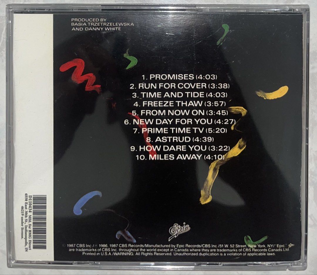 Basia - Time And Tide (Category: CDs & DVDs) located in San Fernando. Submitted by yslkouros (Listing ID 1435609705, Image 2). Description: .