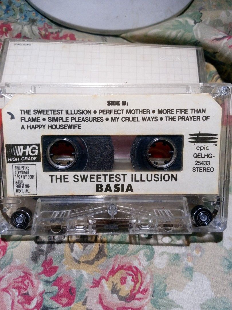 Basia sweetest illusion casette tape (Category: CDs & DVDs) located in Marikina City. Submitted by picker_seller17 (Listing ID 1435692511, Image 2). Description: no case working! a classic!.