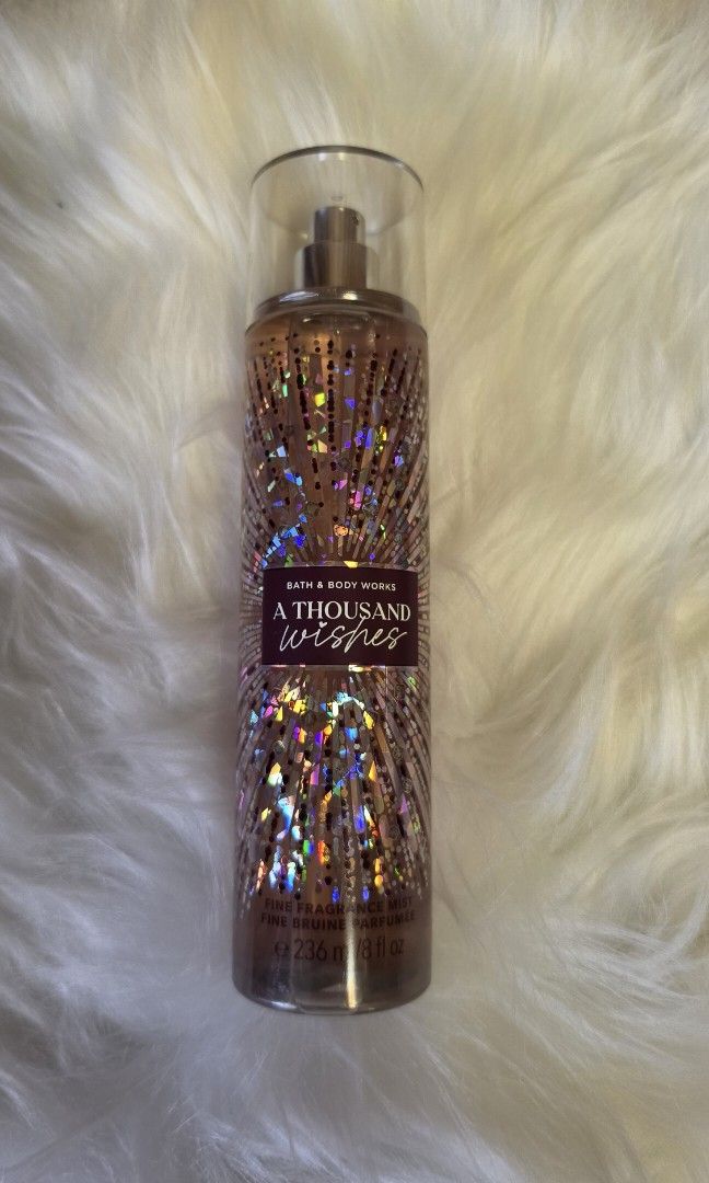 Bath & Body Works (Category: Fragrance & Deodorants) located in Tarlac. Submitted by shopwithlizzie26 (Listing ID 1435614173, Image 2). Description: fragnance mist: Thousand Wishes.