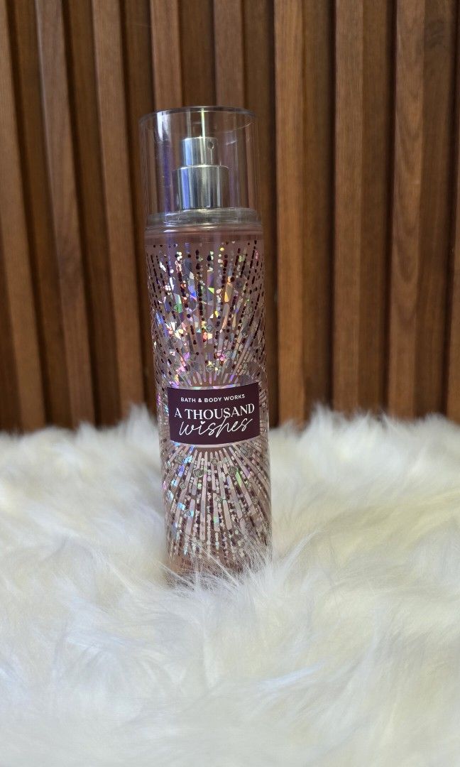 Bath & Body Works (Category: Fragrance & Deodorants) located in Tarlac. Submitted by shopwithlizzie26 (Listing ID 1435614173, Image 1). Description: fragnance mist: Thousand Wishes.