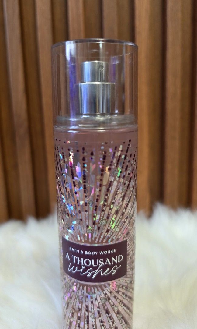 Bath & Body Works (Category: Fragrance & Deodorants) located in Tarlac. Submitted by shopwithlizzie26 (Listing ID 1435614173, Image 3). Description: fragnance mist: Thousand Wishes.