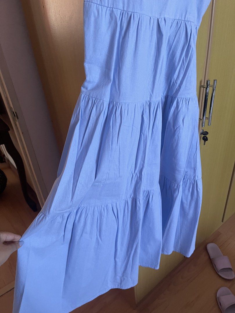 Blue Summer Midi Layered Dress (Category: Dresses) located in Makati City. Submitted by ablcn (Listing ID 1435549041, Image 3). Description: .