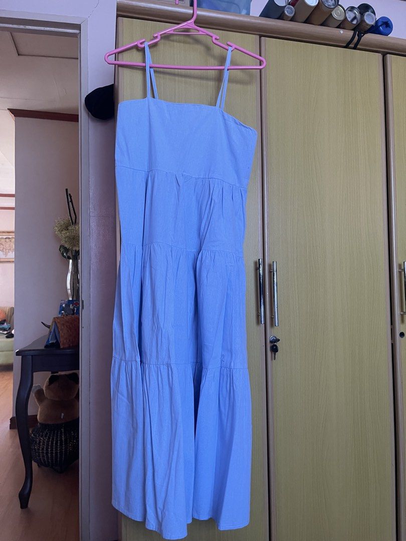Blue Summer Midi Layered Dress (Category: Dresses) located in Makati City. Submitted by ablcn (Listing ID 1435549041, Image 1). Description: .
