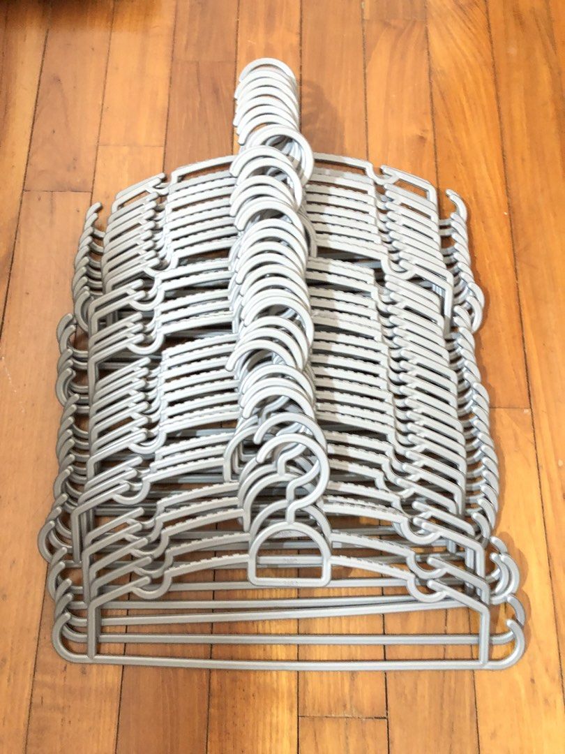 Bundle of Plastic Clothes Hangers