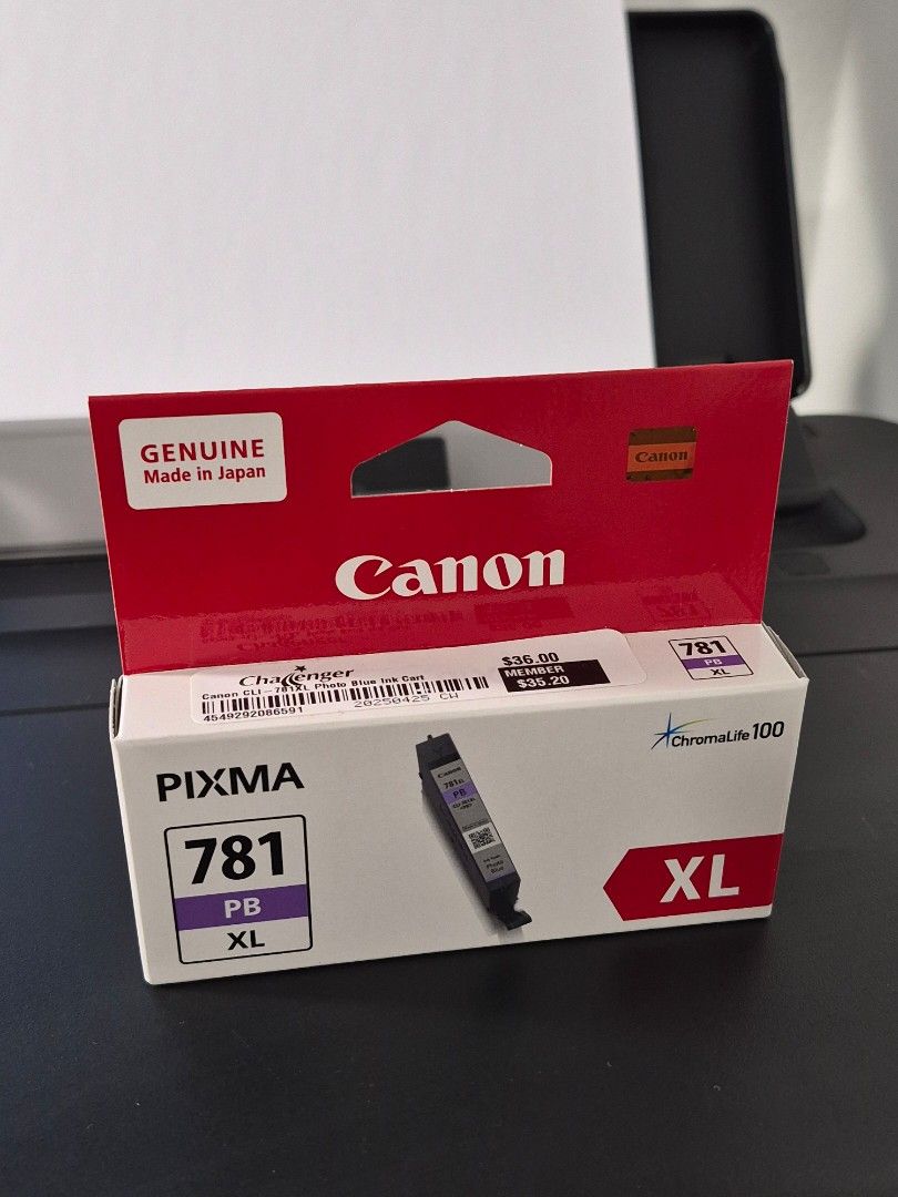 CANON PIXMA 781 PB XL Ink Cartridge (Sealed)