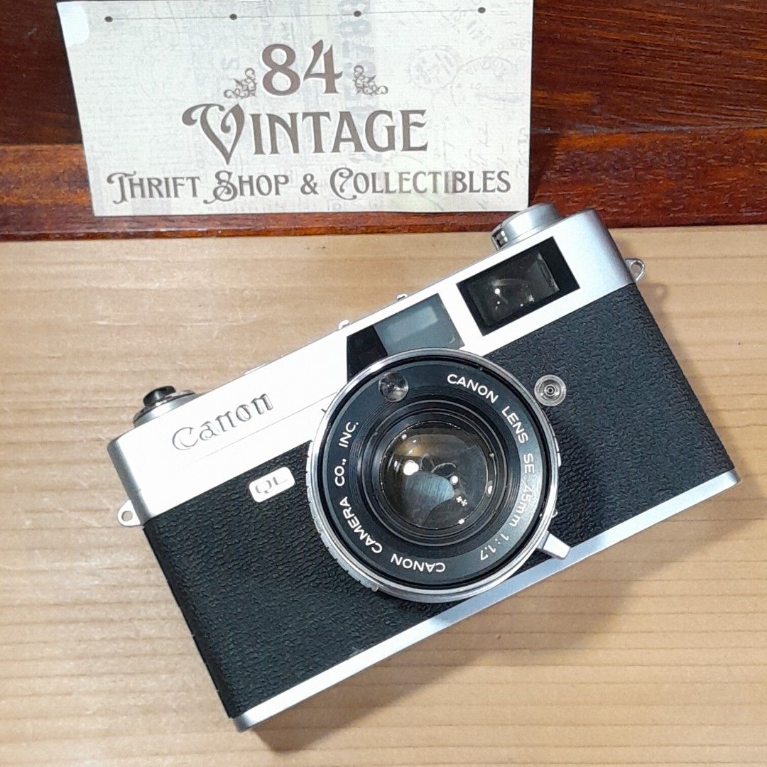 Canonet QL17 (Category: Cameras) located in Las Pinas. Submitted by 84vintage (Listing ID 1435555517, Image 1). Description: Actual photos posted. Please examine them carefully as they are part of the description. --📌 MUST READ Before Dealing with us 📌-- ⚠️Price is posted. No lowballs please. ⚠️Vintage items are only sold As Is Where Is. If you want new items without any flaws, you can buy at the mall. Please manage your expectations. ⚠️Pickup 