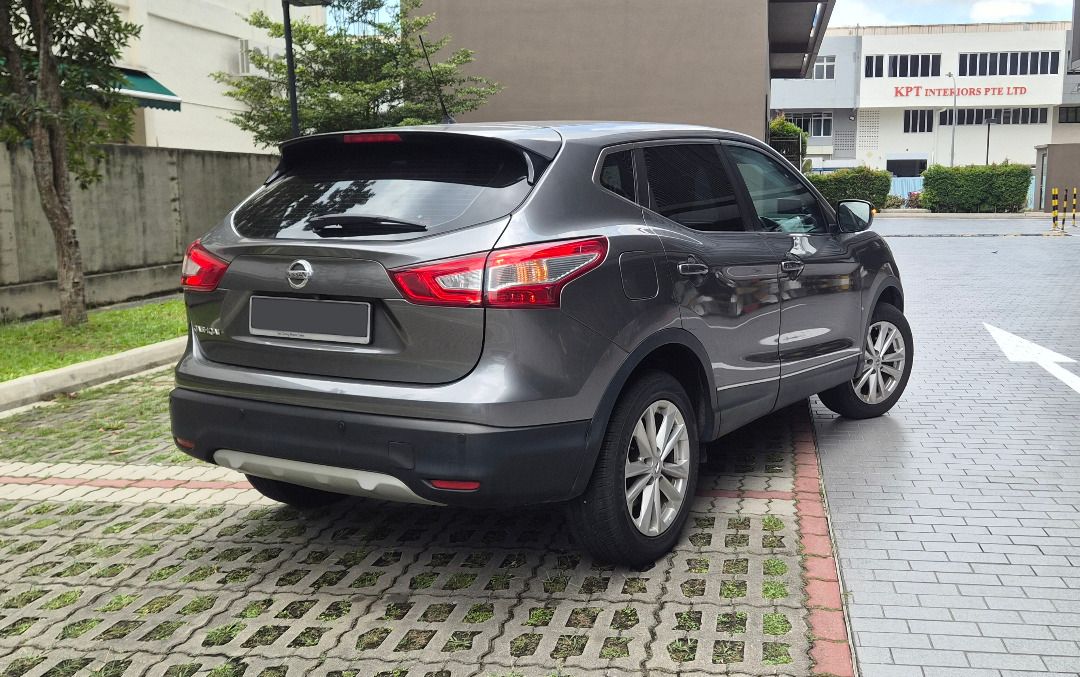 CAR RENTAL @ Tampines Cental - Nissan Qashqai 1.2A (Category: Car Rental) located in Singapore. Submitted by goodrichauto (Listing ID 1435695583, Image 2). Description: DEPOSIT PLACED BY HIRER THANK YOU FOR ALL ENQUIRIES Nissan Qashqai 1.2A Turbo Don't miss this one!! * Just newly into the fleet * Never used for PHV. * Super low mileage clocked * Spacious SUV with elevated driving height and view * Well maintained vehicle, with major preventive s