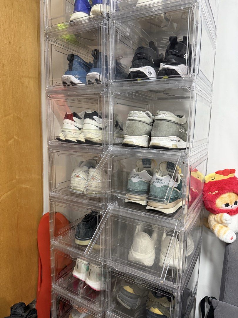 Clear Acrylic Shoe Box443166105409300482