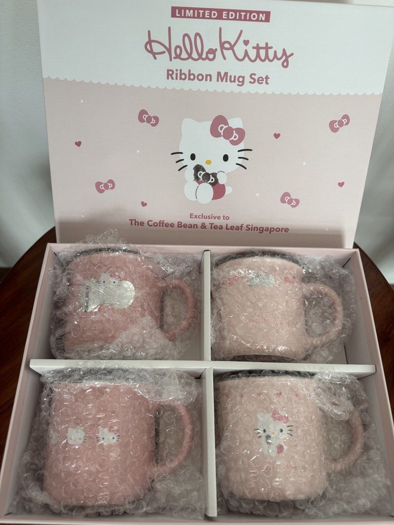 Coffee Bean x Hello Kitty Mug Set - Limited Edition