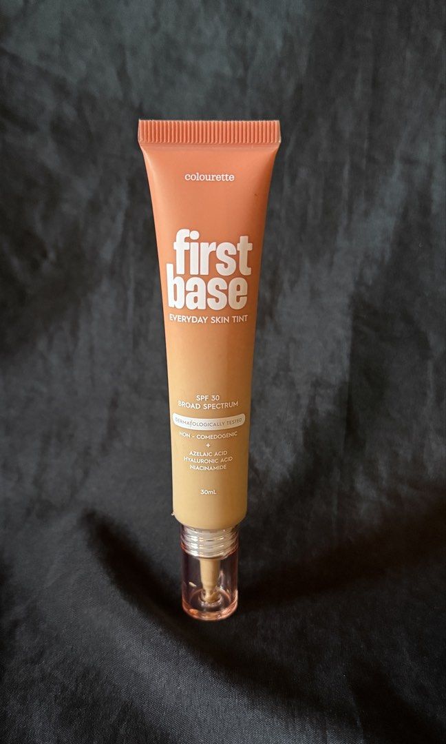 Colourette First Base Laiya (Category: Makeup) located in Imus. Submitted by corins (Listing ID 1434509225, Image 1). Description: Colourette First Base Everyday Skin Tint FULL SIZE Shade: Laiya (Medium with Warm Undertones) Used once No box RFS Wrong Undertone! 📍 Imus, Cavite Payment: Gcash/BDO Delivery: Lalamove/GogoXpress.