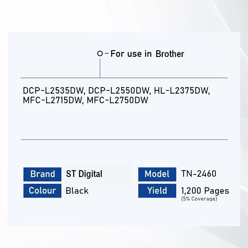 Compatible brother toner TN 2460443011182960977921