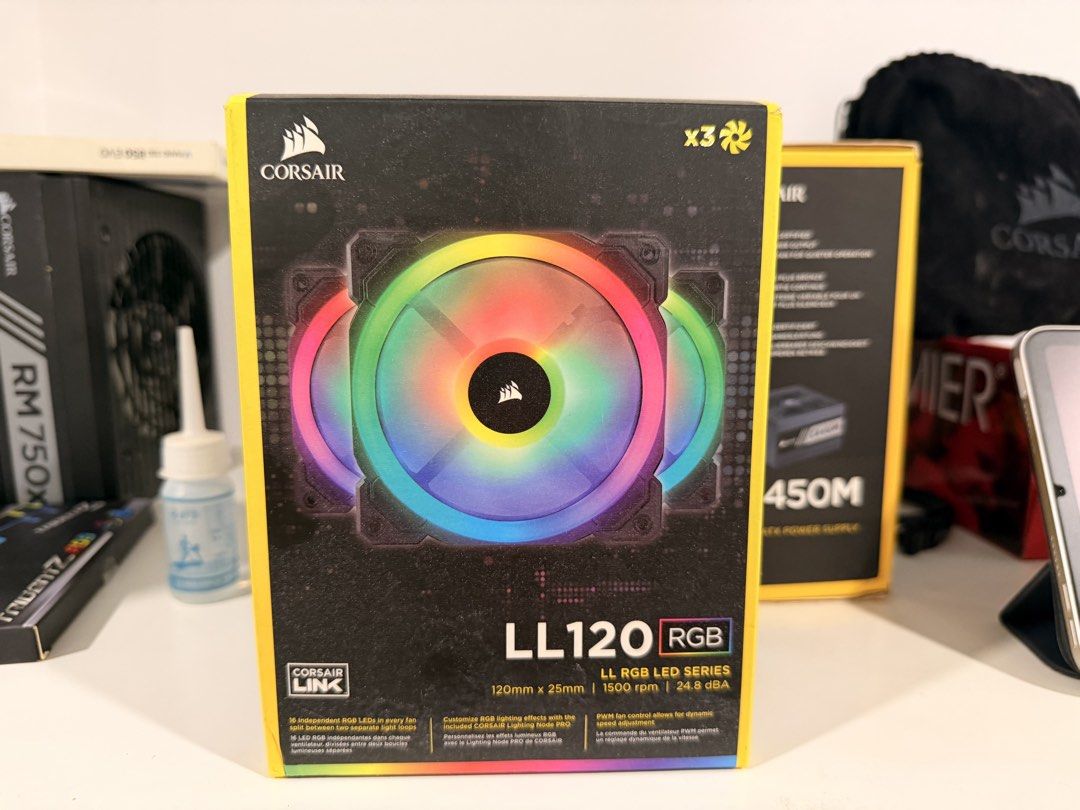 Corsair LL120 RGB LED Series Fans (3-Pack)