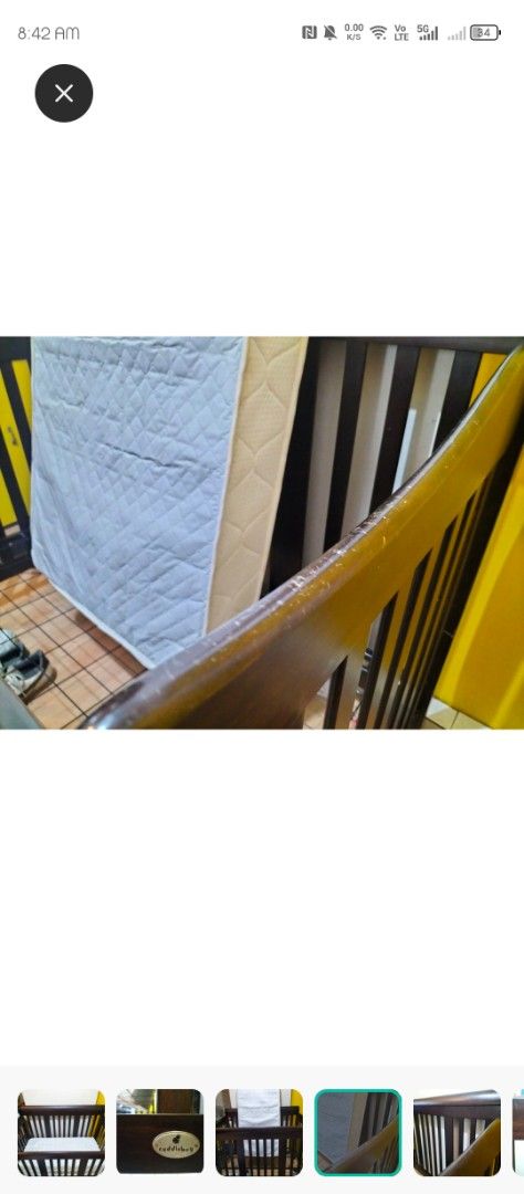 Cuddlebug Baby Crib (Category: Cots & Cribs) located in Caloocan City. Submitted by grandbear.616394 (Listing ID 1435525642, Image 3). Description: Very presentable no Alog or gewang all intact. *Newborn crib *Playpen *Toddler bed *With 4 adjustable height and toddler bed conversion kit. *Cuddlebug 3 and 1 Complete convertible crib orig price 17,999 php. Water proof mattress with free sheets included. *With minor scratches due to adjustments Reas