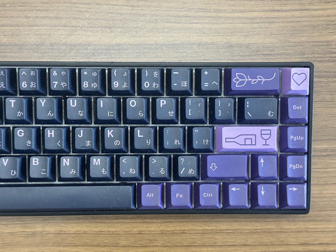 Customised Black & Purple Mechanical Keyboard443106278528133120