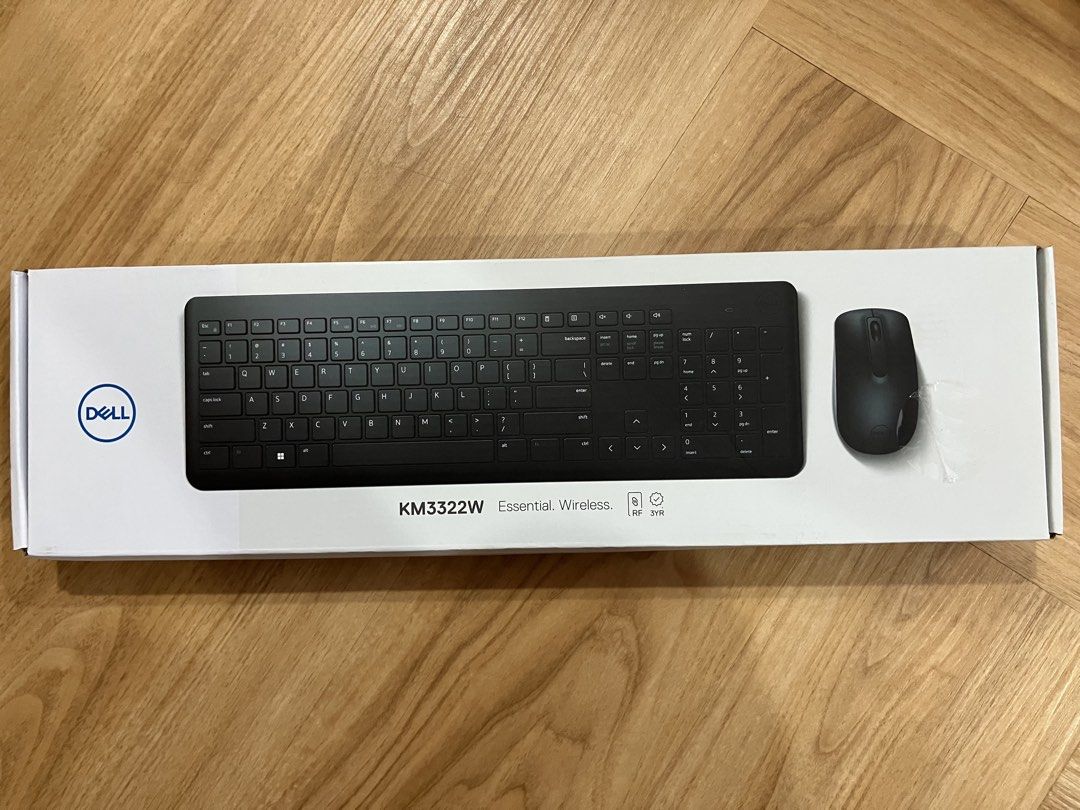 Dell KM3322W Essential Wireless Keyboard and Mouse Combo442762957507143680