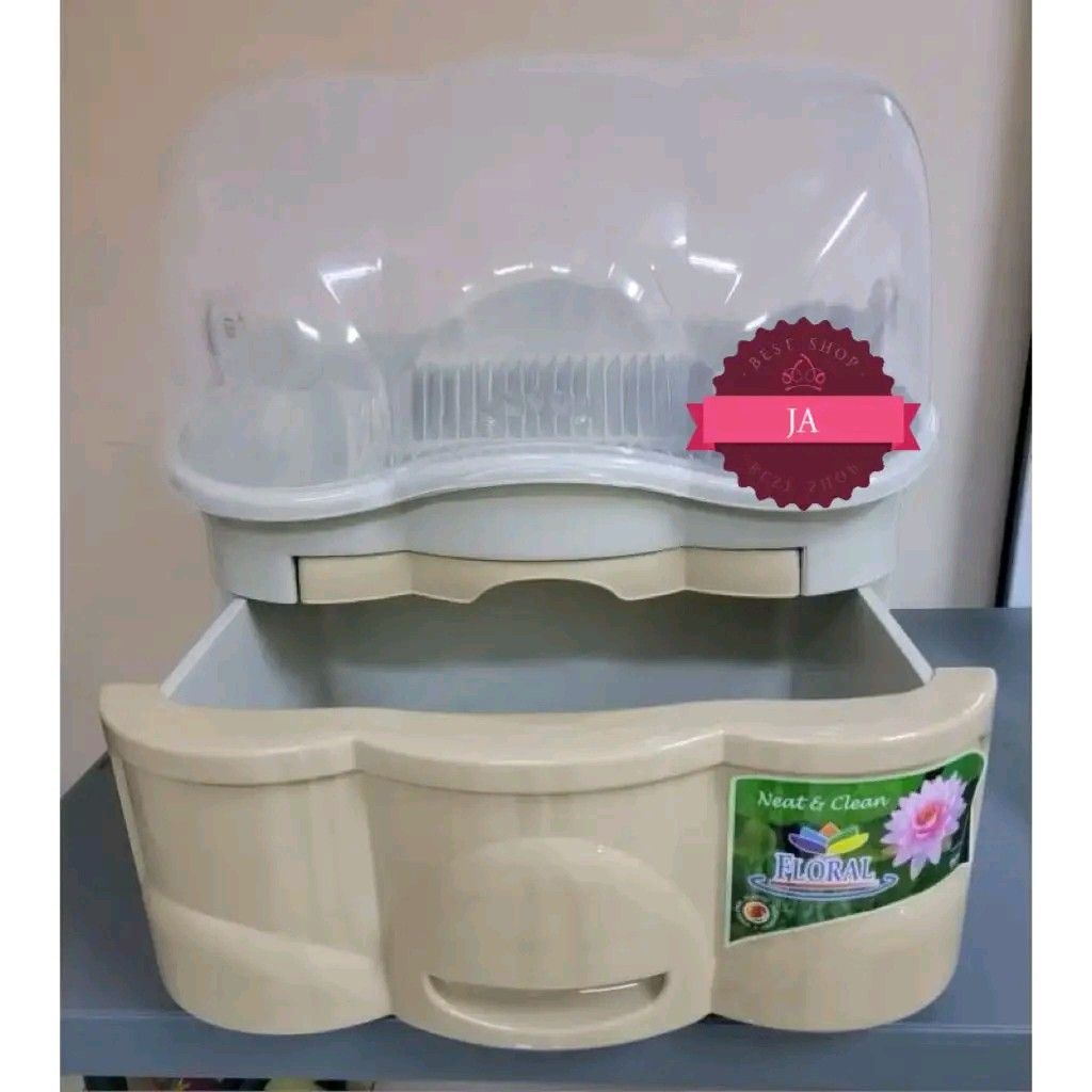 dish cabinet (Category: Food Organization & Storage) located in Manila. Submitted by asstditems (Listing ID 1435598250, Image 2). Description: Rack "Organizer with cover Dish Drainer Plate Organizer Cabinet" Good quality same-day delivery via lalamove gcash or cod payment ncr area godbless happy shopping.