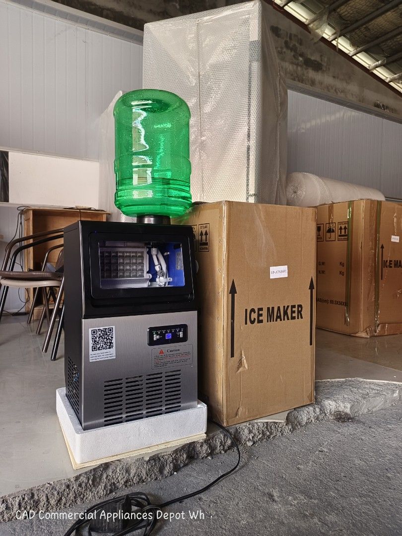 Dual inlet Ice Maker Machine 36 Ice Tray-50 Ice Tray, TV & Home ...