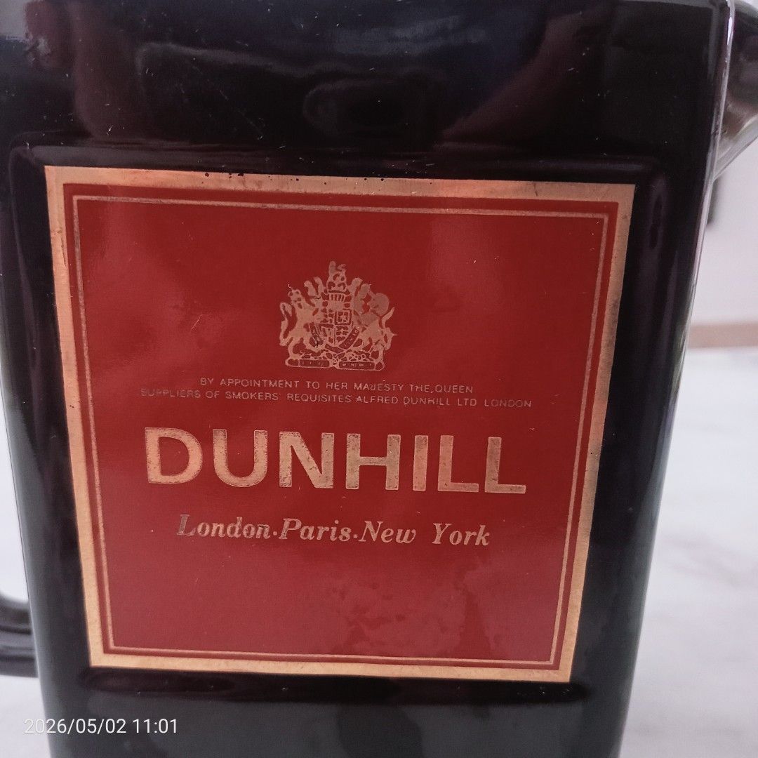 Dunhill Black Ceramic Pitcher 16cm high442829924583362563