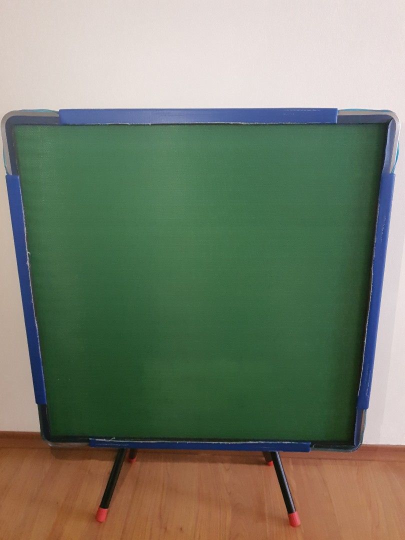 Folding Mahjong Table with Blue Frame