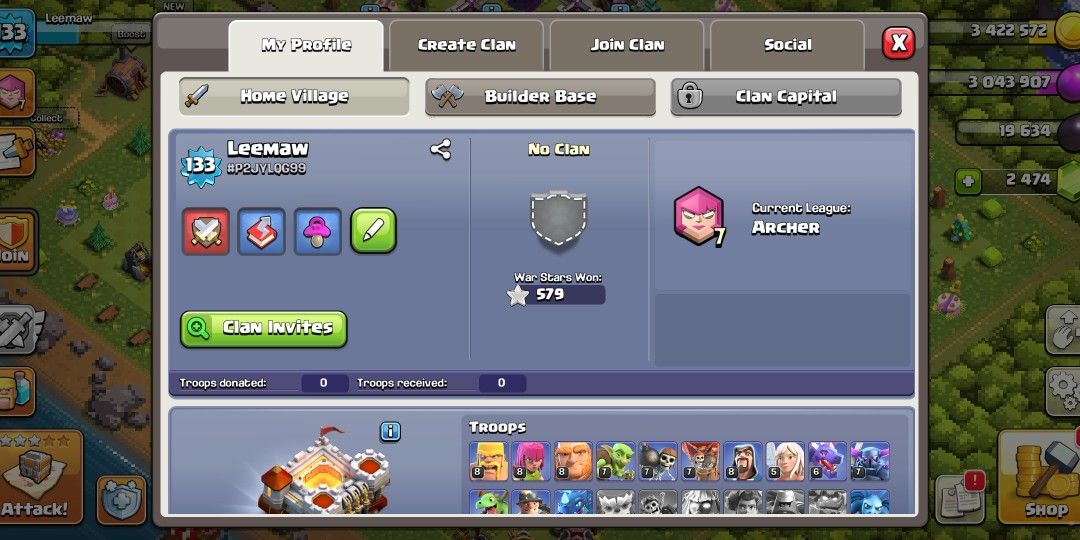 FS COC Account TH 11 Max(Can CN 2k gem) (Category: Game Gift Cards & Accounts) located in Manila. Submitted by lee677 (Listing ID 1435612323, Image 2). Description: Payment first. Gcash only. Negotiable.