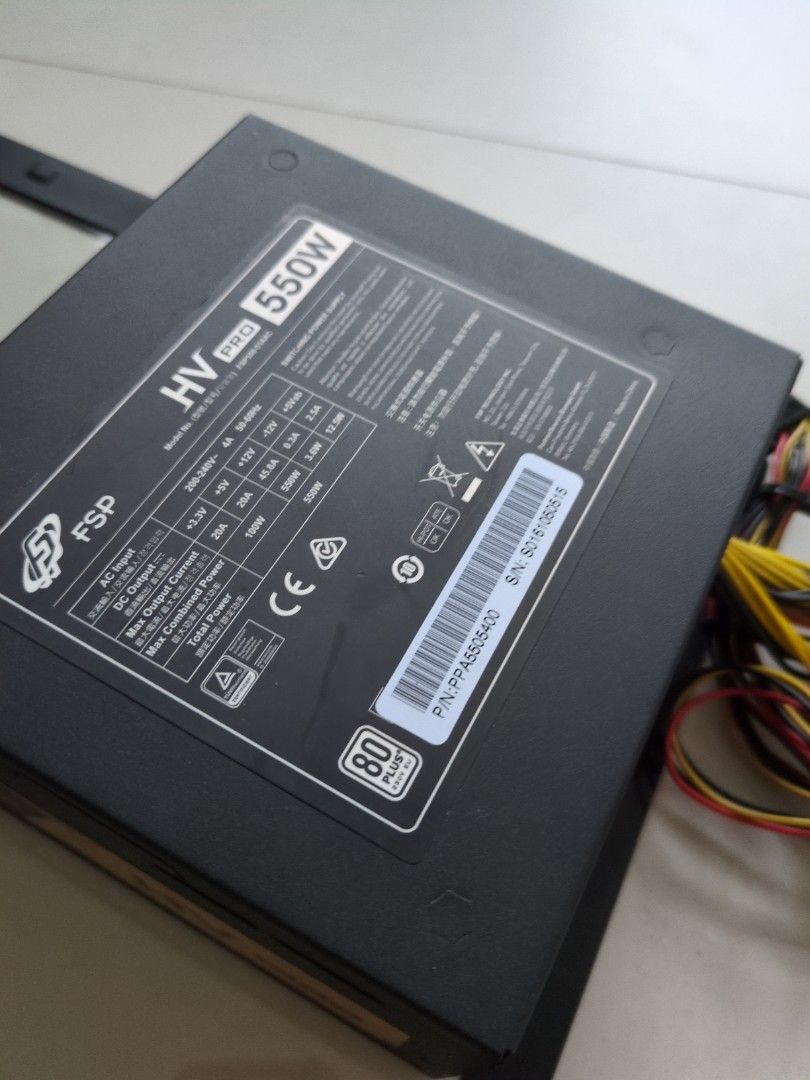 FSP HV Pro 550W 80+ Power Supply