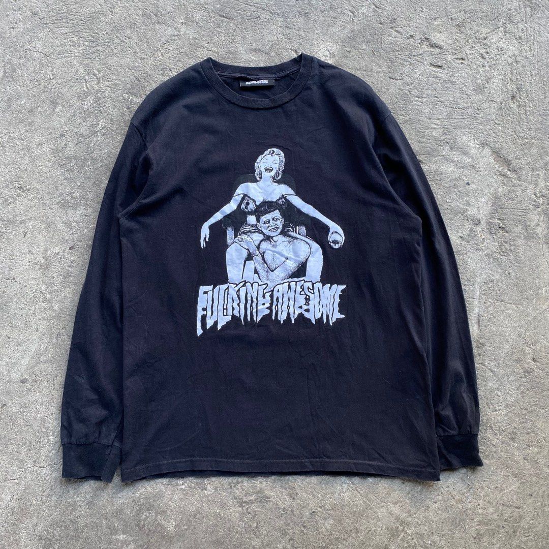 Fucking Awesome Japan Bombshell Longsleeve (Category: Coats, Jackets and Outerwear) located in Calamba. Submitted by thriftguide (Listing ID 1435633011, Image 1). Description: Fucking Awesome Japan Bombshell Longsleeve Authentic Excellent Condition Large on tag Width: 21.5” Length: 30”.