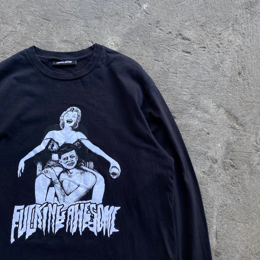 Fucking Awesome Japan Bombshell Longsleeve (Category: Coats, Jackets and Outerwear) located in Calamba. Submitted by thriftguide (Listing ID 1435633011, Image 3). Description: Fucking Awesome Japan Bombshell Longsleeve Authentic Excellent Condition Large on tag Width: 21.5” Length: 30”.