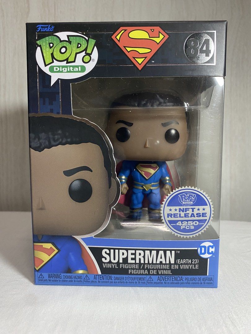 Funko Pop Digital Superman Earth 23 NFT (Category: Designer & Blind Box Toys) located in San Pedro. Submitted by oopsiboughtanotherpop-oibap (Listing ID 1435683798, Image 1). Description: .