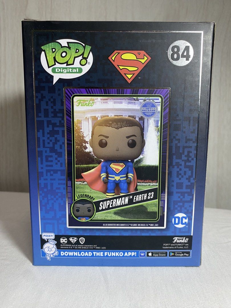 Funko Pop Digital Superman Earth 23 NFT (Category: Designer & Blind Box Toys) located in San Pedro. Submitted by oopsiboughtanotherpop-oibap (Listing ID 1435683798, Image 3). Description: .