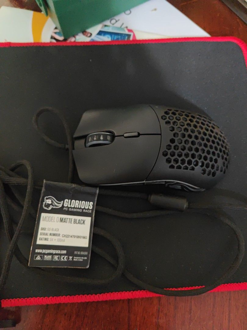 GLORIOUS MODEL O BLACK READ DESCRIPTION443574623824793600