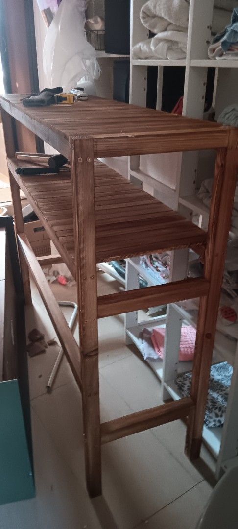 Handmade Wooden Shelf - Excellent Condition