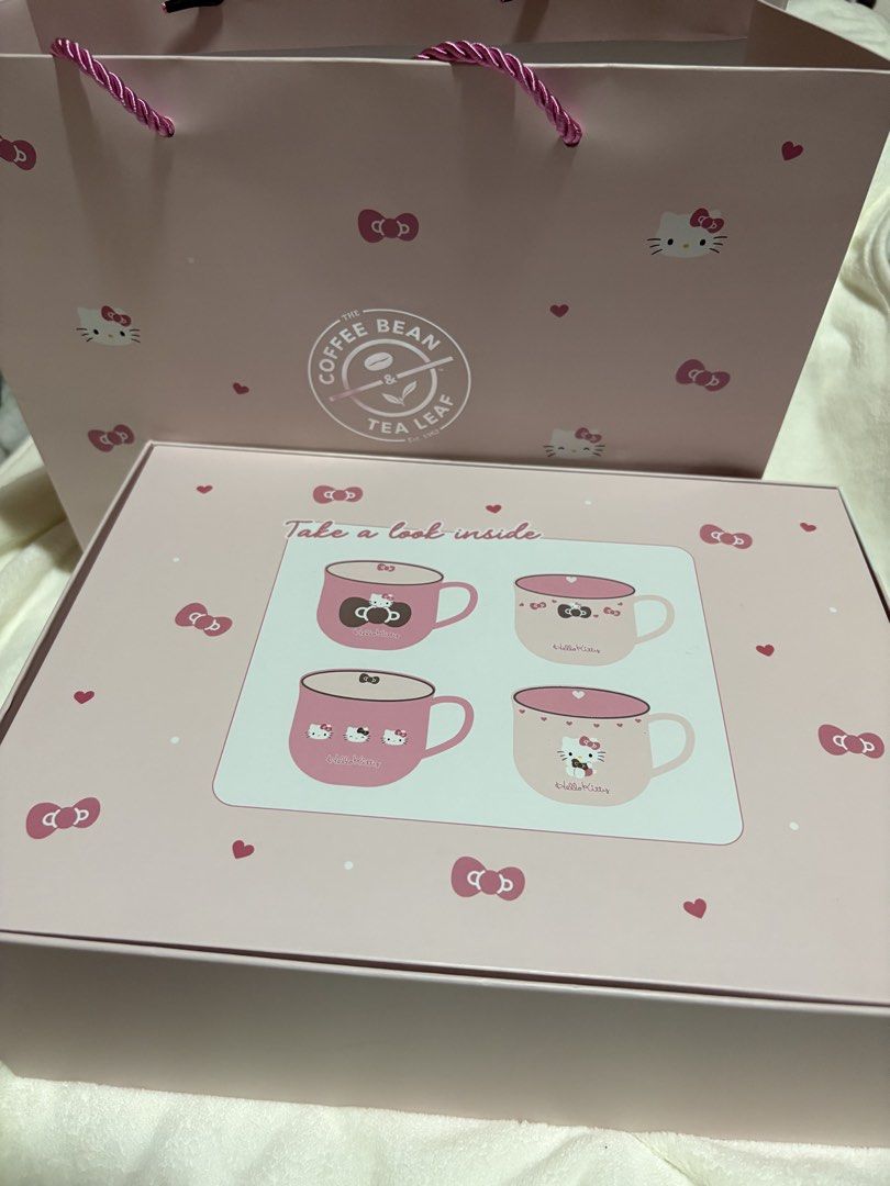 Hello Kitty Coffee Bean & Tea Leaf Mug Set443069358093772801